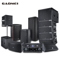 MORIN-18 para 18 "Saboofer Subwoofer Line Array Sistema de altavoces Pasivo Altavoces de graves al aire libre 2000W Sistema de altavoces pa de 18 pulgadas