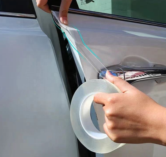 Transparent Car Door Protector Stickers Anti Scratch Tape Auto Trunk Sill Scuff Protector Film Door Edge Protective