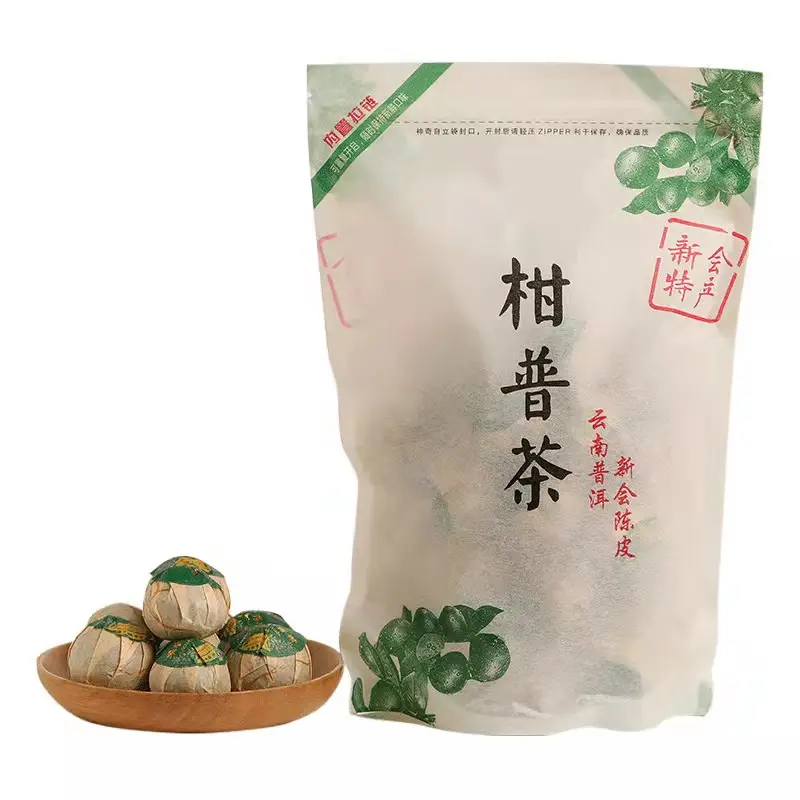 Wholesale Good Quality Chinese Puer Tea Small Green Orange Bag Pack afternoon tea