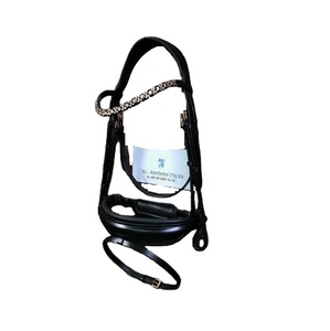Saut de cheval durable Bride en cuir équestre Essential Horse Riding Saddlery Goods - Product Image 1
