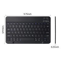 Clavier portable personnalisé de 10 pouces ultra fin sans fil compatible Bluetooth Clavier Bluetooth pour Samsung Tab S9