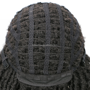 Afro dreadlock Locs peluca sintética Ombre trenzado Dreadlock negro marrón africano Faux Locs <span class=keywords><strong>diadema</strong></span> Crochet Twist <span class=keywords><strong>pelo</strong></span> pelucas cortas - Product Image 6