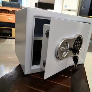 Cassaforte Compatta in Acciaio, Cassetta di Sicurezza Elettronica con Password per Ufficio, Hotel, Stanza, H20cm, Cassetta per Contanti - Product Image 3