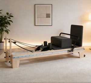 Máquina <span class=keywords><strong>Reformer</strong></span> de <span class=keywords><strong>Pilates</strong></span> Especializada para Estudio de Yoga y <span class=keywords><strong>Pilates</strong></span> con Riel Completamente Ajustable y Estable, Estructura de Cama de Alta Calidad - Product Image 1