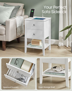 <span class=keywords><strong>Table</strong></span> <span class=keywords><strong>de</strong></span> <span class=keywords><strong>chevet</strong></span> en bambou <span class=keywords><strong>VASAGLE</strong></span> avec tiroirs, meubles <span class=keywords><strong>de</strong></span> maison multifonctionnels, tables <span class=keywords><strong>de</strong></span> nuit modernes - Product Image 5