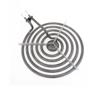 5 Turns Range WB30M1 Stove Heating Element Enamel Burner Cap Electric Home Cooktop Stainless Steel Thermostability Aluminum