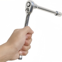 Ensemble d'outils à douilles de 19 pièces 1/2 pouce, clés à douilles mécaniques Cr-V, kit d'outils combinés