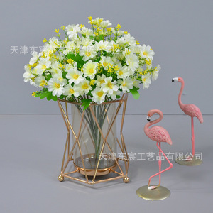 Fleurs artificielles en soie Dongchen Crafts, marguerites, 30cm-100cm, décoration intérieure, accessoires de mariage - Product Image 1