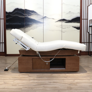 Lit de soin spa électrique Btws avec plateau chauffant en latex, accoudoirs réglables, cadre en bois – Vente en gros usine - Product Image 6