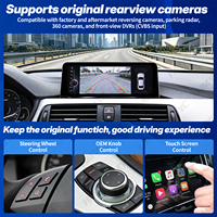Pantalla Multimedia Inalámbrica CarPlay y Android Auto con Pantalla Táctil HD de 10.25 Pulgadas Compatible con las Series 1 y 2 F20 F21 F22 F23 2013-2015 con NBT
