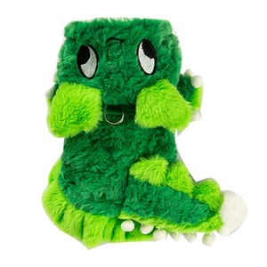 Costume de dinosaure amusant pour animaux de compagnie - Ailerons 3D + Queue moelleuse à deux pattes pour petits chiens - Idéal pour Halloween et les fêtes - Product Image 5
