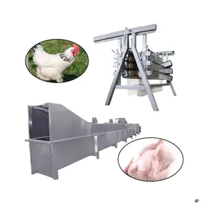 chicken by-product feet gizzards heart Spin chiller slaughtering abattoir chicken poultry equipment