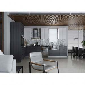 Gabinetes de Cocina Modernos de Madera Maciza con Acabado Lacado de Alta Calidad, Estilo Shaker, Ensamblaje Propio, Diseño Personalizado con Isla - Product Image 3