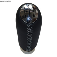 Accessoire de luxe pour voiture Renault, pommeau de vitesse en cuir durable pour modification intérieure