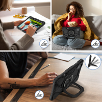 Étui antichoc 3-en-1 avec support pour stylet pour Xiaomi Pad 7 7 Pro 2024, support rotatif à 360°, bandoulière, pour enfants, OEM ODM
