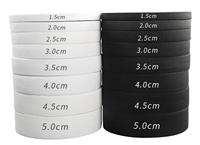 Vente en gros usine – Bande élastique tricotée de 1 cm, 2 cm, 4 cm, 6 cm pour la couture de vêtements