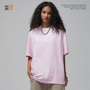 Camiseta Deportiva de Algodón para Hombre y Mujer, Cuello Redondo, Corte Regular, Transpirable, Estilo Vintage, con Logotipo Personalizado, Color Lavado de 240g - Product Image 1