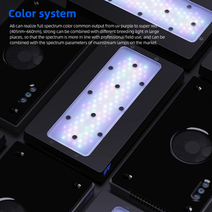 ไฟ LED สำหรับตู้ปลาทะเล A8se A8pro II 215W สเปกตรัมเต็ม ควบคุมผ่าน WiFi สำหรับปะการัง พร้อมขายึด (คล้ายกับรุ่นที่มีขายึด) - Product Image 3