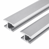 Plaque de pression en aluminium DeXin 6063 T5 40x20 Série 6000 pour mur-rideau avec service de découpe pour façade vitrée de bâtiment