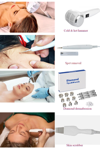 <span class=keywords><strong>AURO</strong></span> Útil Dispositivo 10 en 1 de Microcorriente Galvánica para Lifting Facial, Cepillo Exfoliante de Alta Frecuencia, Eliminación de Lunares y Máquina de Limpieza Facial - Product Image 5