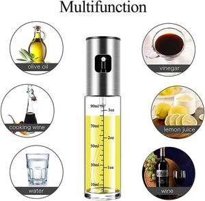 Stainless Steel Oil Sprayer for Cooking Oil Sprayer Mister for Air Fryer Vegetable Vinegar Oil Portable <b>Mini</b> Kitchen Gadgets - Product Image 3