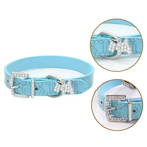 Correa de Perro con Collar de PU con Patrón de Cocodrilo para Cachorros, en Oferta - Product Image 3