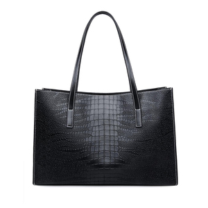 Youth Women <strong>Navy</strong> Blue Genuine <strong>Leather</strong> Tote Bag Wholesale <strong>Handbags</strong> Canada - Product Image 2