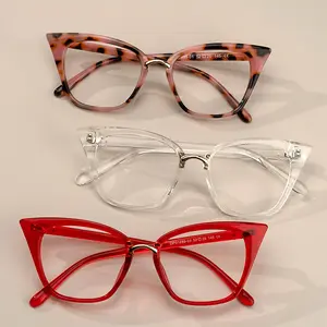 best seller fashion plastic tortoise comfortable cateye optical frames for women