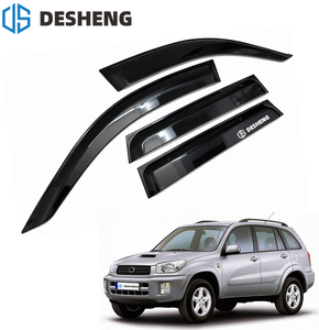 Deflector de coche visera de ventana para Toyota RAV4 L 2000- <span class=keywords><strong>2005</strong></span> + visera solar accesorios de coche protector de lluvia protector de viento - Product Image 1