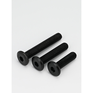 Tornillo hexagonal de cabeza plana biselada negra con embutido avellanado M6 M8 para muebles y sujeción de camas - Product Image 1