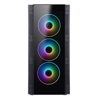 SAMA ATX Tower Gaming Pc case Tempered Glass Computer Case& Tower USB3.0 Pc Cabinet