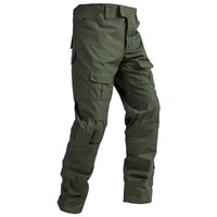 Ensemble Camouflage de Combat pour Homme, Tenue Militaire Tactique d'Été avec T-shirt à Manches Courtes et Pantalon Cargo Multi-Poches