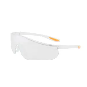 Özel büyük boy güvenlik gözlükleri koruyucu gözlük güvenlik gözlükleri İş Lab motosiklet gözlüğü için temizle göz koruması