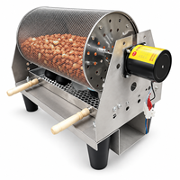 Petite machine électrique et à gaz pour la maison et le commerce, pour la torréfaction de cacahuètes, de graines de melon, de grains de café, de châtaignes et de noix