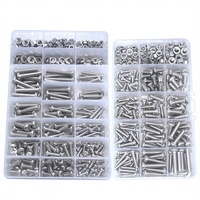 Kit d'accessoires pour vis et écrous domestiques, vis à tête fraisée cruciforme, boîte de vis en acier inoxydable 304, métriques M3-M4-M5