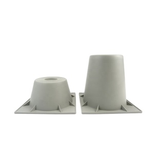 Kit Básico de Montaje en Suelo de PVC para Aire Acondicionado, Riser de 6 Pulgadas para Bomba de Calor, para Montaje en Suelo de Aire Acondicionado - Product Image 1