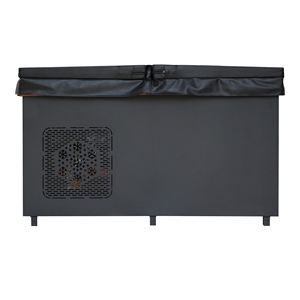 Enfriador de inmersión en frío con filtro y ozono, con cubierta negra, para sauna exterior y baño de hielo. - Product Image 4