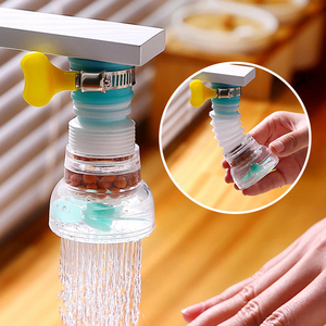 360 °   Filtre de robinet de cuisine de quatrième génération en pierre Maifan, pommeau de douche anti-éclaboussures, rallonge de robinet télescopique rotative - Product Image 1