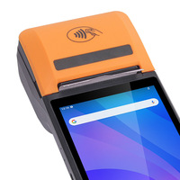 جهاز نقاط البيع UNIWA V4P للعمل بنظام أندرويد، شاشة 6 بوصات، 4G، NFC، جهاز PDA بنظام أندرويد 13 محمول باليد مع طابعة