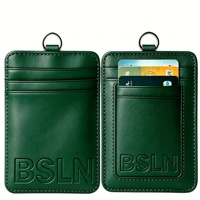 Porte-cartes photo portable multi-emplacements avec poches divisées, étui pour cartes de crédit pour les voyages et le rangement quotidien