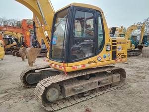 Komatsu รถตักตีนตะขาบใช้ PC120-6ญี่ปุ่นสภาพดีเวลาทำงานต่ำกว่ารวมถึงปั๊มเครื่องยนต์หลักแบริ่งมอเตอร์ - Product Image 5
