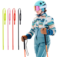 Sangle de sécurité pour bâton de ski en nylon et polyester, personnalisée, pour sports d'hiver, avec corde de sécurité, OEM, en prévente, modèle Bowl Belt Light