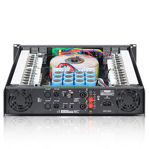 Amplificador de Potencia de Audio CA12 de 2*900W, Doble Canal, Clase H, Impedancia de 4/8 Ohmios, Aleación de Aluminio, CA - Product Image 2