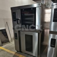 Four à convection au gaz commercial, four de comptoir à 2 plateaux pour supermarché, charcuterie, cuisson rapide