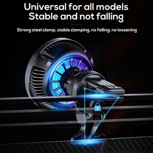 Support de téléphone pour voiture MEMO GW02, refroidissement du téléphone et charge rapide sans fil 15W pour iPhone, chargeur sans fil magnétique pour voiture - Product Image 2