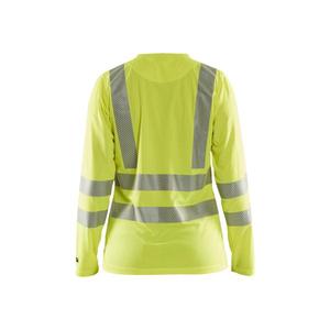BLAKLADER - 348510133300L Camiseta Hi-Vis Mujer manga larga Amarilla-EAN 7330509645260 ROPA DE TRABAJO DE LA 2017 - Product Image 2