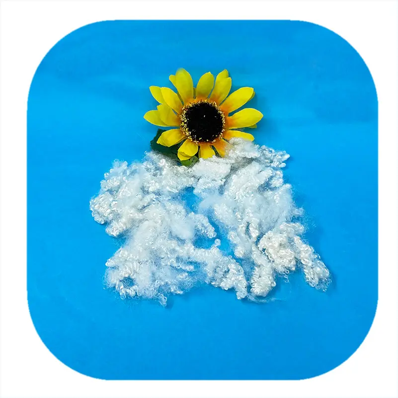 low price polyester hollow fiber siliconised hollow fibre polyester 3d polyester hollow fiber 3d x 64mm