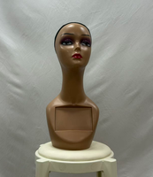 Realistischer 16-Zoll Weiblicher Schaufensterpuppen-Kopf mit Ständer für Make-up & Perücken, Kopfloser Erwachsenen-Plastikkopf, Anpassbar, OEM