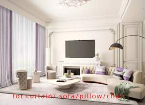 <span class=keywords><strong>Tapicería</strong></span> de sofá para decoración del hogar, tela lisa de terciopelo <span class=keywords><strong>y</strong></span> poliéster tejido de terciopelo holland para cojín - Product Image 4