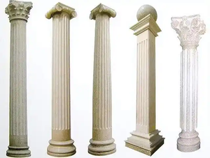 Hiện đại Vòng trang trí Granite cột Chất lượng cao rỗng Roman loại trụ cột cho biệt thự sân trang trí dự án - Product Image 2